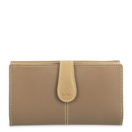 EL POTRO: CARTERA MUJER GRANDE DE LONA Y PIEL 17 CM. 4530-BASE