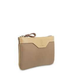 EL POTRO: MONEDERO MEDIANO DE 14 CM. DE LONA Y PIEL 4534-BASE