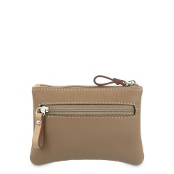 EL POTRO: MONEDERO DE 12 CM. DE LONA Y PIEL 4535-BASE