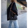 EL POTRO: BOLSO HOBO MUJER PIEL VACUNO 1515-OASIS-NEGRO