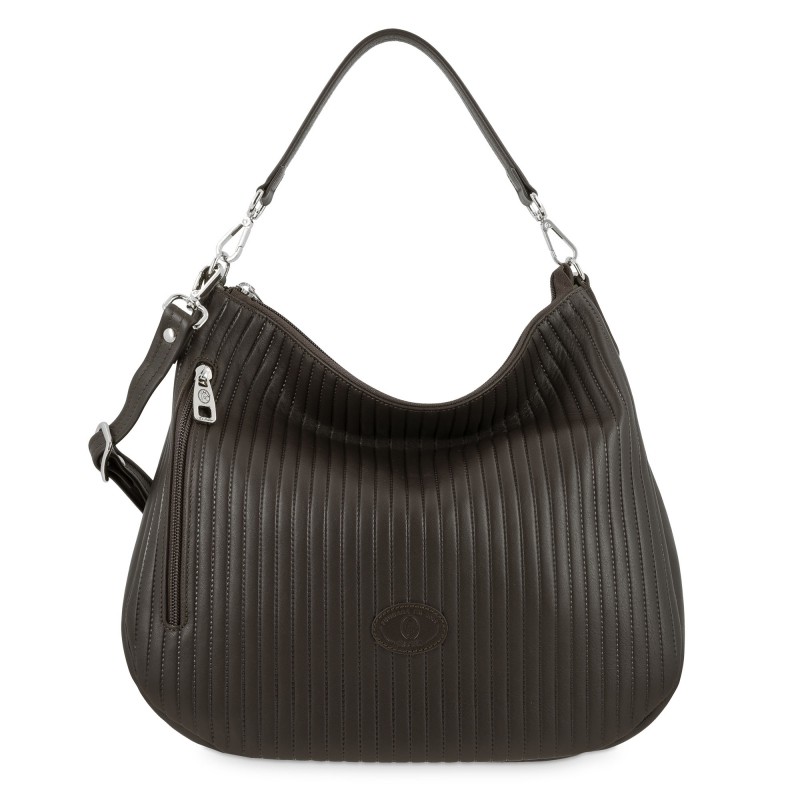 EL POTRO: BOLSO HOBO MUJER EN PIEL VACUNO 1400-CROMO