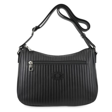 EL POTRO: BOLSO HOBO MUJER CON  BANDOLERA EN PIEL VACUNO 1406-CROMO