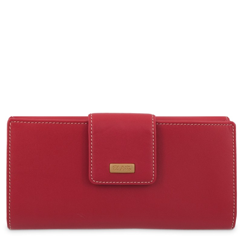 EL POTRO: CARTERA MUJER GRANDE PIEL 1064-MATE