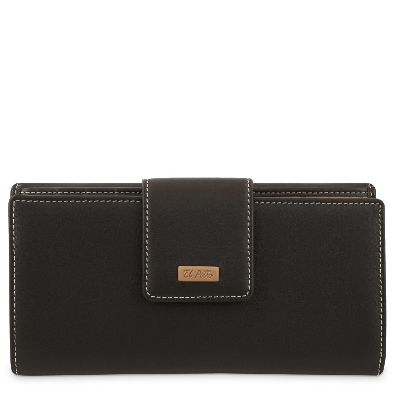 EL POTRO: CARTERA MUJER GRANDE PIEL 1064-MATE