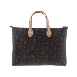 EL POTRO: BOLSO CARPETA MUJER EN LONA Y PIEL VACUNO 2257-VINTAGE