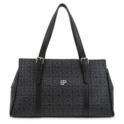 EL POTRO: BOLSO BOWLING DE MUJER EN LONA Y PIEL 1720-INSIGNIA