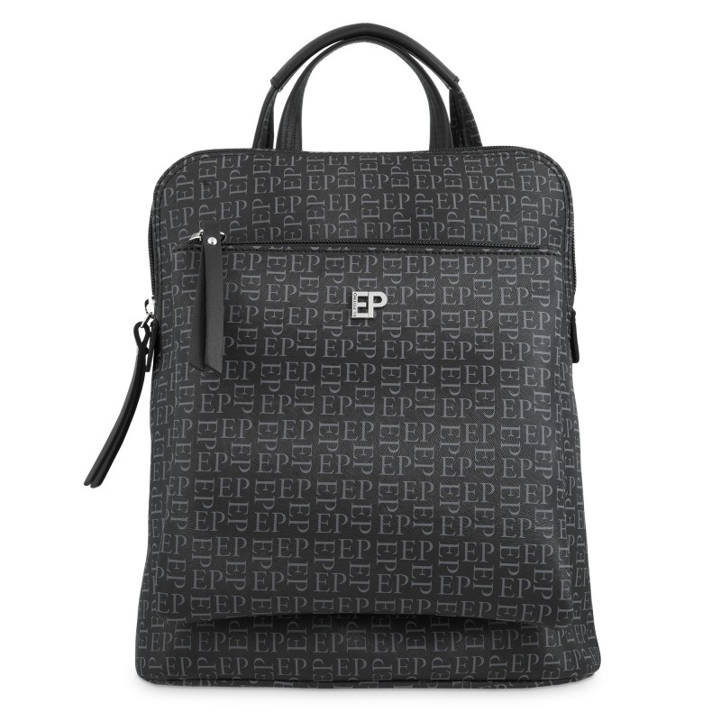 EL POTRO: MOCHILA BOLSO DE LONA Y PIEL  1712-INSIGNIA