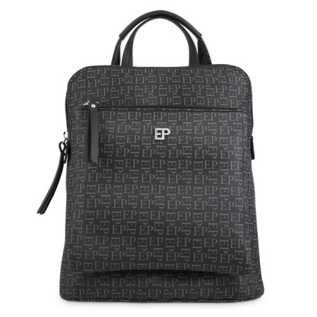 EL POTRO: MOCHILA BOLSO DE LONA Y PIEL  1712-INSIGNIA