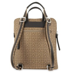 EL POTRO: MOCHILA BOLSO DE LONA Y PIEL  1712-INSIGNIA