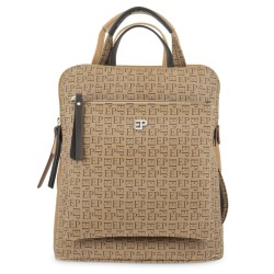 EL POTRO: MOCHILA BOLSO DE LONA Y PIEL  1712-INSIGNIA