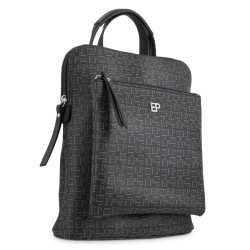 EL POTRO: MOCHILA BOLSO DE LONA Y PIEL  1712-INSIGNIA