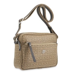 EL POTRO: BOLSO BANDOLERA MUJER EN LONA/PIEL 1704-INSIGNIA