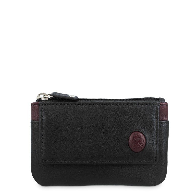 EL POTRO: MONEDERO/LLAVERO CON CREMALLERA Y SOLAPA 609-TRIBECA