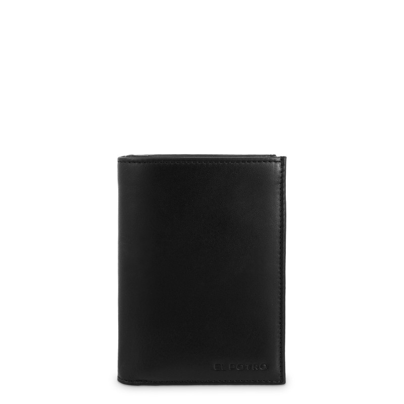 EL POTRO: CARTERA HOMBRE PIEL 12.5 CM. 3824-BOSTON-NEGRO