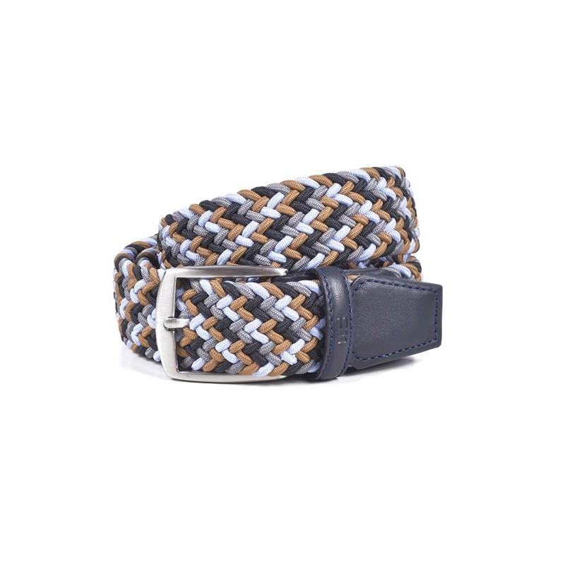 Miguel Bellido: cinturón trenzado elástico 394-35-019-muticolor