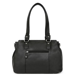 HEXÁGONA: BOLSO DE PIEL DE 3 COMPARTIMENTOS 464789-ROJO