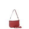 HEXÁGONA: Bolso mujer de piel pequeño 462348-ROJO