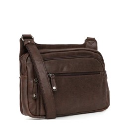 HEXÁGONA: BOLSO DE HOMBRE HORIZONTAL DE 29cm. 663085