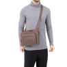 HEXÁGONA: BOLSO DE HOMBRE HORIZONTAL DE 29cm. 663085