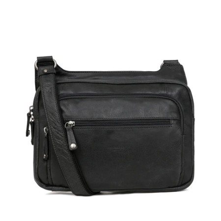 HEXÁGONA: BOLSO DE HOMBRE HORIZONTAL DE 29cm. 663085