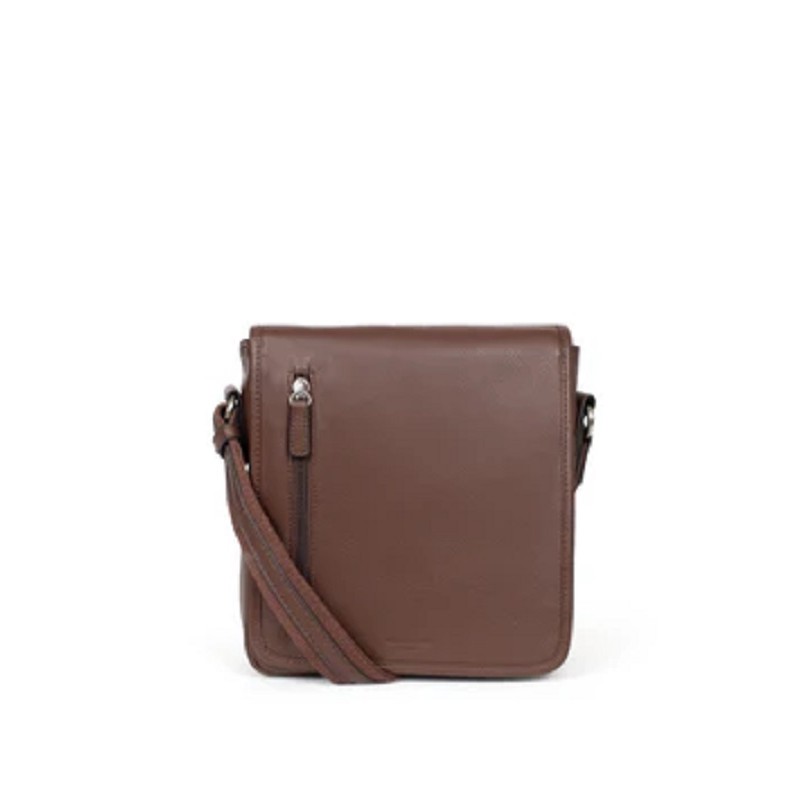 HEXÁGONA: BOLSO DE HOMBRE BANDOLERA EN PIEL DE 23 cm. 461326