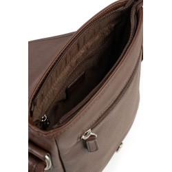 HEXÁGONA: BOLSO DE HOMBRE BANDOLERA EN PIEL DE 23 cm. 461326