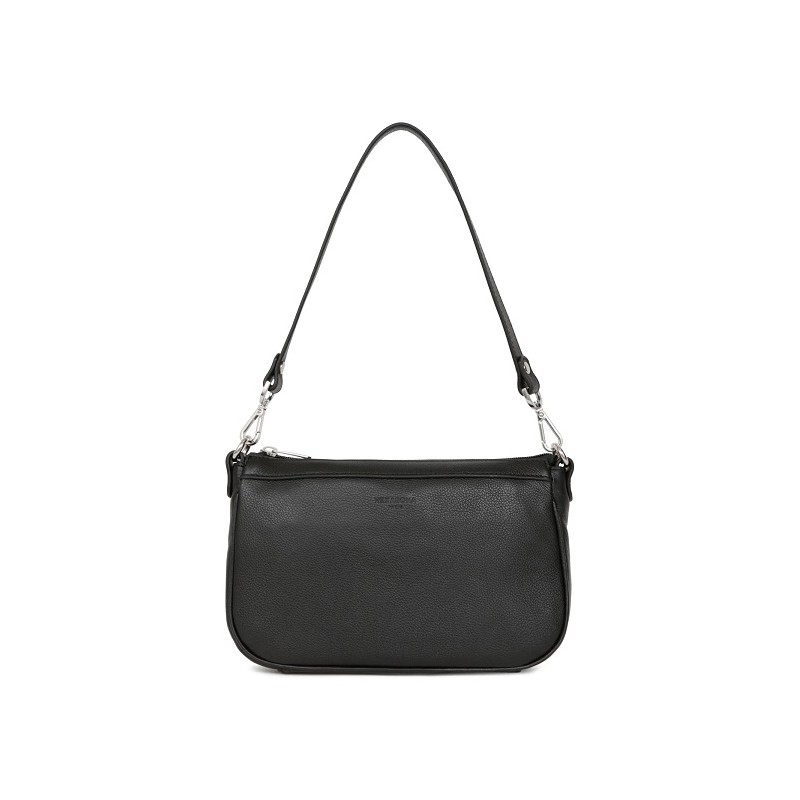 HEXÁGONA: Bolso mujer de piel pequeño 462348-NEGRO