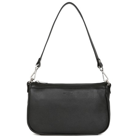 HEXÁGONA: Bolso mujer de piel pequeño 462348-NEGRO