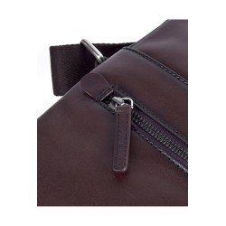 MIGUEL BELLIDO: BANDOLERA DE HOMBRE EN PIEL VACUNO 8103-BUDAPEST-MARRON