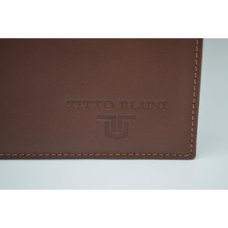 TITTO BLUNI: AGENDA DE TRABAJO GRANDE DE PIEL PAGINA DIA 25x19