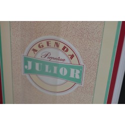 TITTO BLUNI: AGENDA DE TRABAJO GRANDE DE PIEL CERRADA CON CREMALLERA PAGINA DIA 27x19