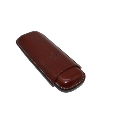 GÓMEZ: PURERA DE PIEL HECHA EN UBRIQUE PARA 2 PUROS