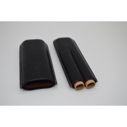 GÓMEZ: PURERA DE PIEL HECHA EN UBRIQUE PARA 2 PUROS