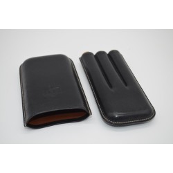 R.D. GÓMEZ: PURERA DE PIEL HECHA EN UBRIQUE PARA 3 PUROS