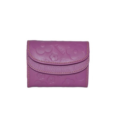 AMICHI: MONEDERO BILLETERO DE MUJER PIEL 10 CM. 102965-MALVA