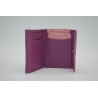 AMICHI: MONEDERO BILLETERO DE MUJER PIEL 10 CM. 102965-MALVA