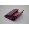 AMICHI: MONEDERO BILLETERO DE MUJER PIEL 10 CM. 102965-MALVA