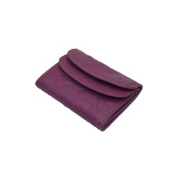 AMICHI: MONEDERO BILLETERO DE MUJER PIEL 10 CM. 102965-MALVA
