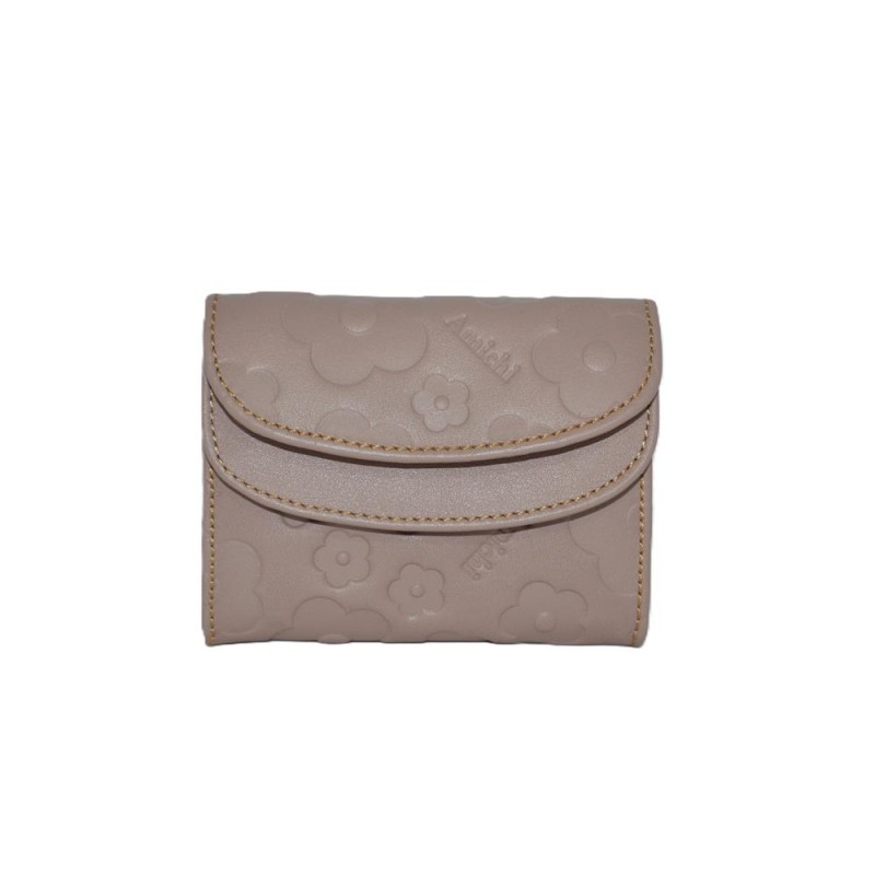 AMICHI: MONEDERO BILLETERO DE MUJER PIEL 10 CM. 102965-NUDE