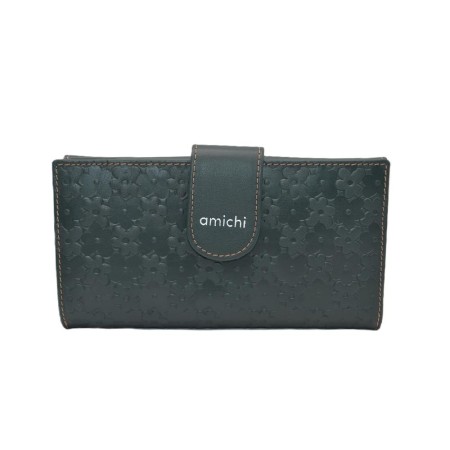 AMICHI: CARTERA MUJER GRANDE 18.5 CM. PIEL 261014