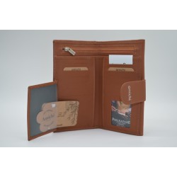 AMICHI: CARTERA MUJER GRANDE 18.5 CM. PIEL 261014