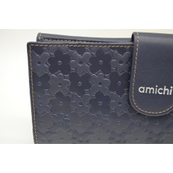 AMICHI: CARTERA MUJER GRANDE 18.5 CM. PIEL 261014