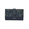AMICHI: CARTERA MUJER PIEL MEDIANA 16 CM. 260833-AZUL