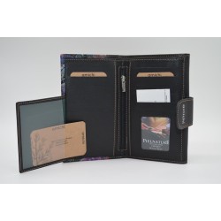 AMICHI: CARTERA MUJER PIEL HECHA EN UBRIQUE MEDIANA 16 CM. 260815