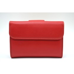 AMICHI: CARTERA MUJER PIEL HECHA EN UBRIQUE MEDIANA 14 CM. 1115-BASIC