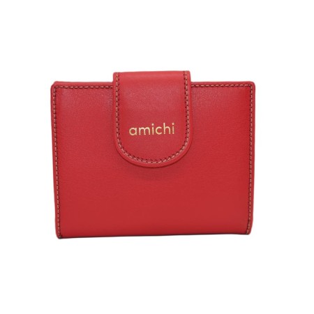 AMICHI: CARTERA MUJER PEQUEÑA 11.5 CM. PIEL 1059-BASIC