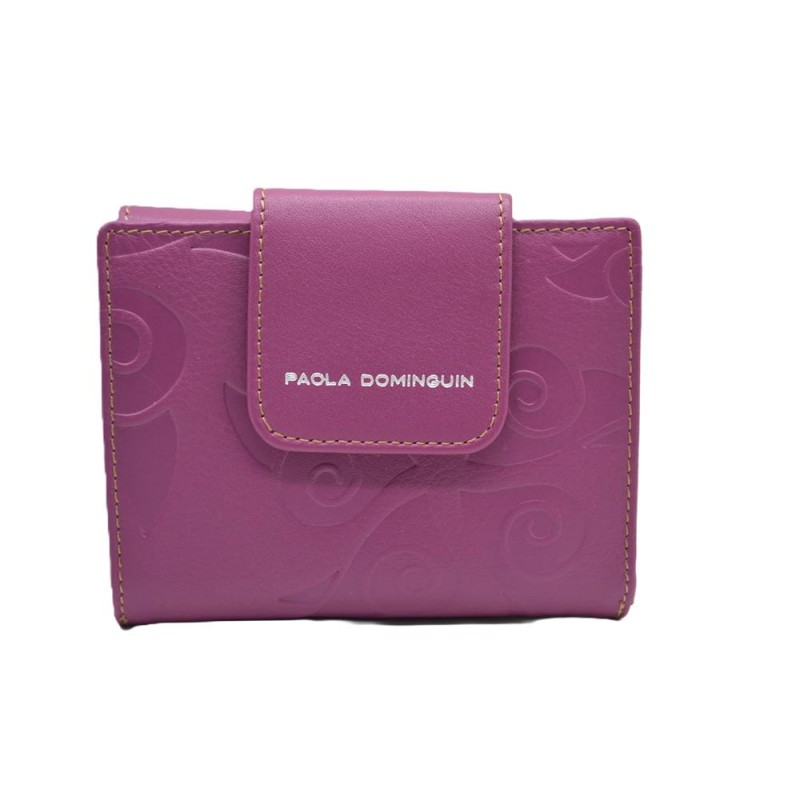PAOLA DOMINGUIN: CARTERA MUJER PEQUEÑA 11.5 CM. PIEL 105921