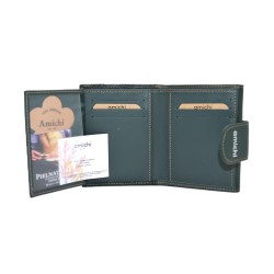 AMICHI: CARTERA MUJER PIEL PEQUEÑA 11.5 CM. 105914