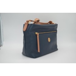 EL POTRO: BOLSO PEQUEÑO DE MUJER EN PIEL VACUNO 1512-OASIS-AZUL