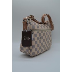 El Potro: Bolso bandolera mediano mujer 1241-CHESS-BEIGE